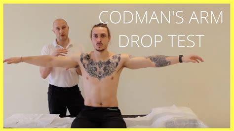 drop-arm test codman's|codman's drop arm shoulder.